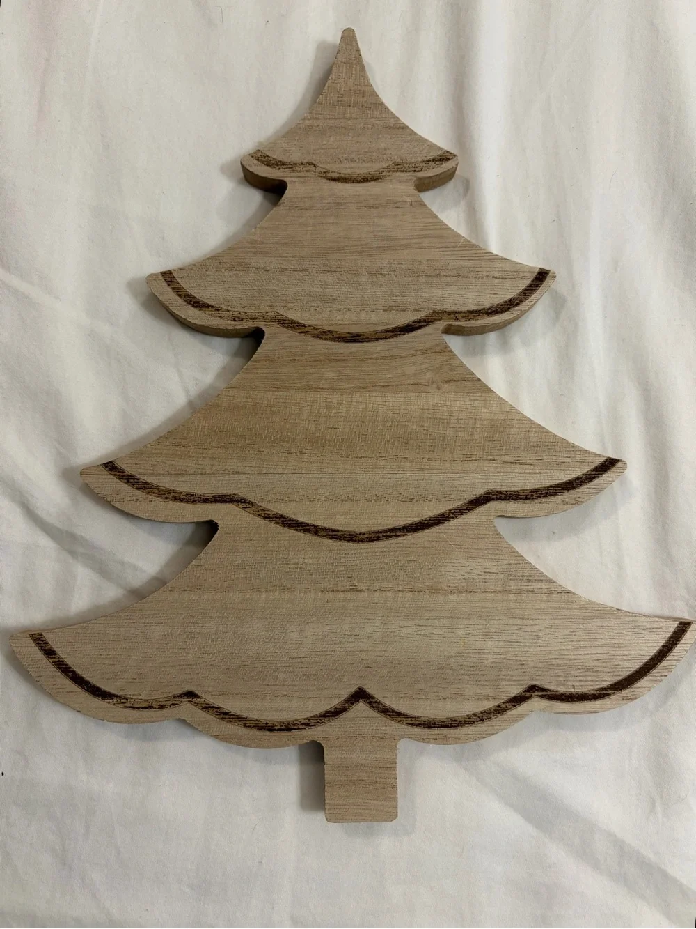 Paint Your Own Wooden Christmas Tree Wall Décor 11 Inch DIY Craft